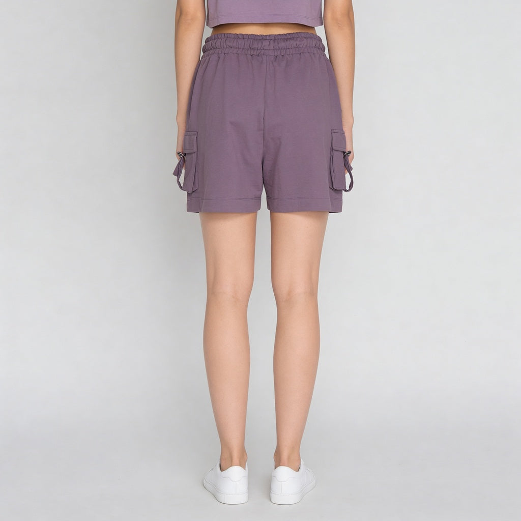 Cotton High Rise Shorts