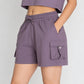 Cotton High Rise Shorts