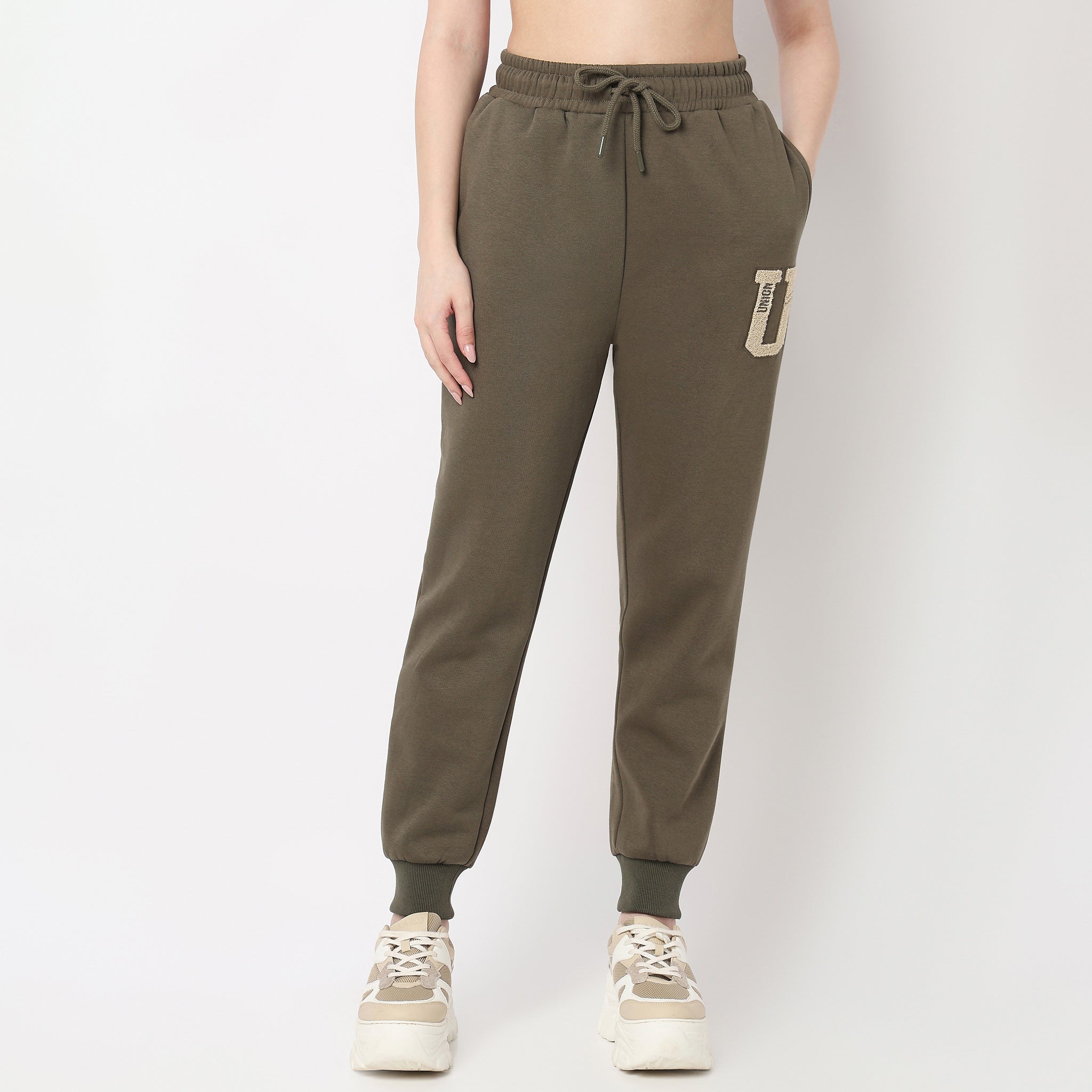 Relaxed Fit High Rise Jogger