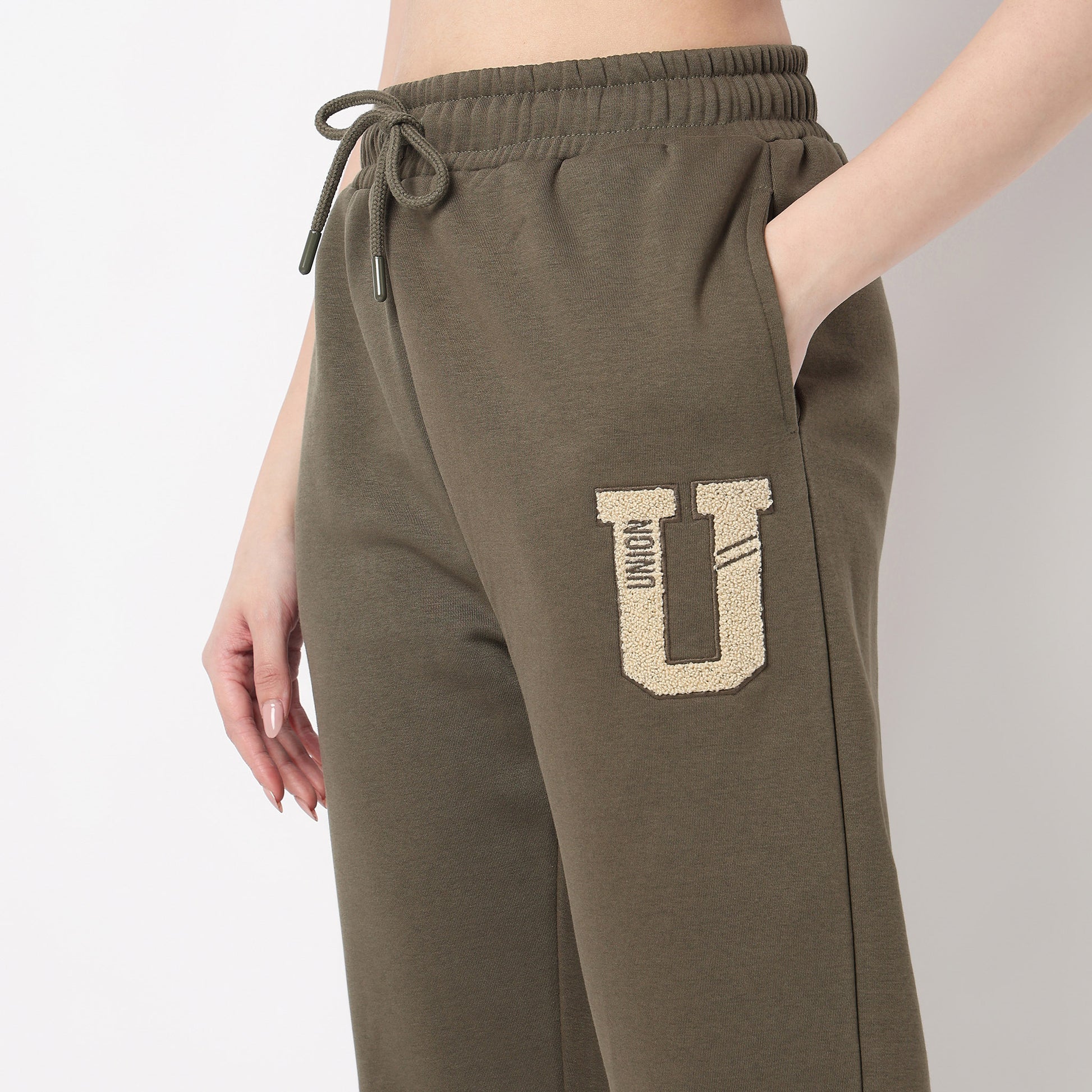 Relaxed Fit High Rise Jogger