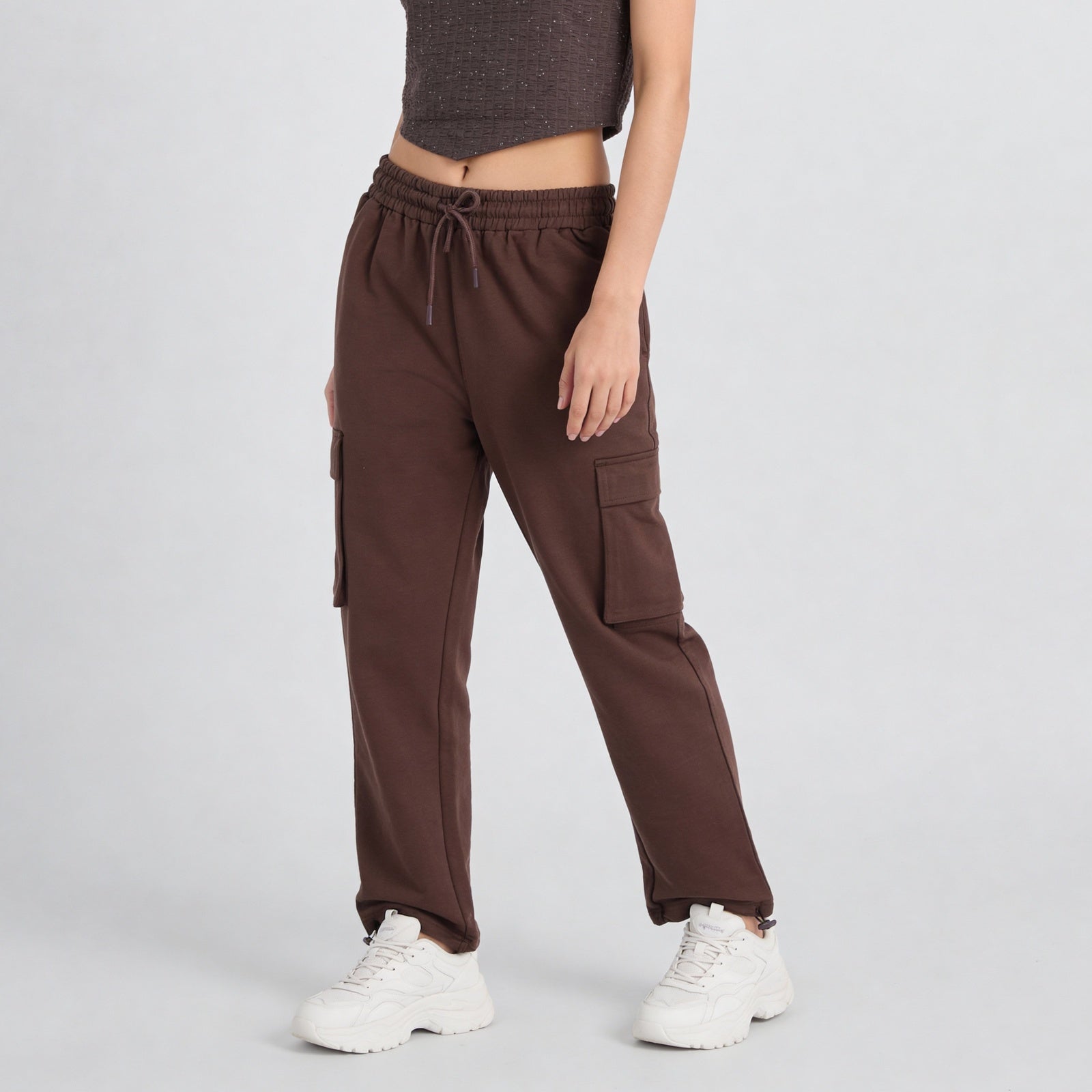 High Rise Jogger With Pocket