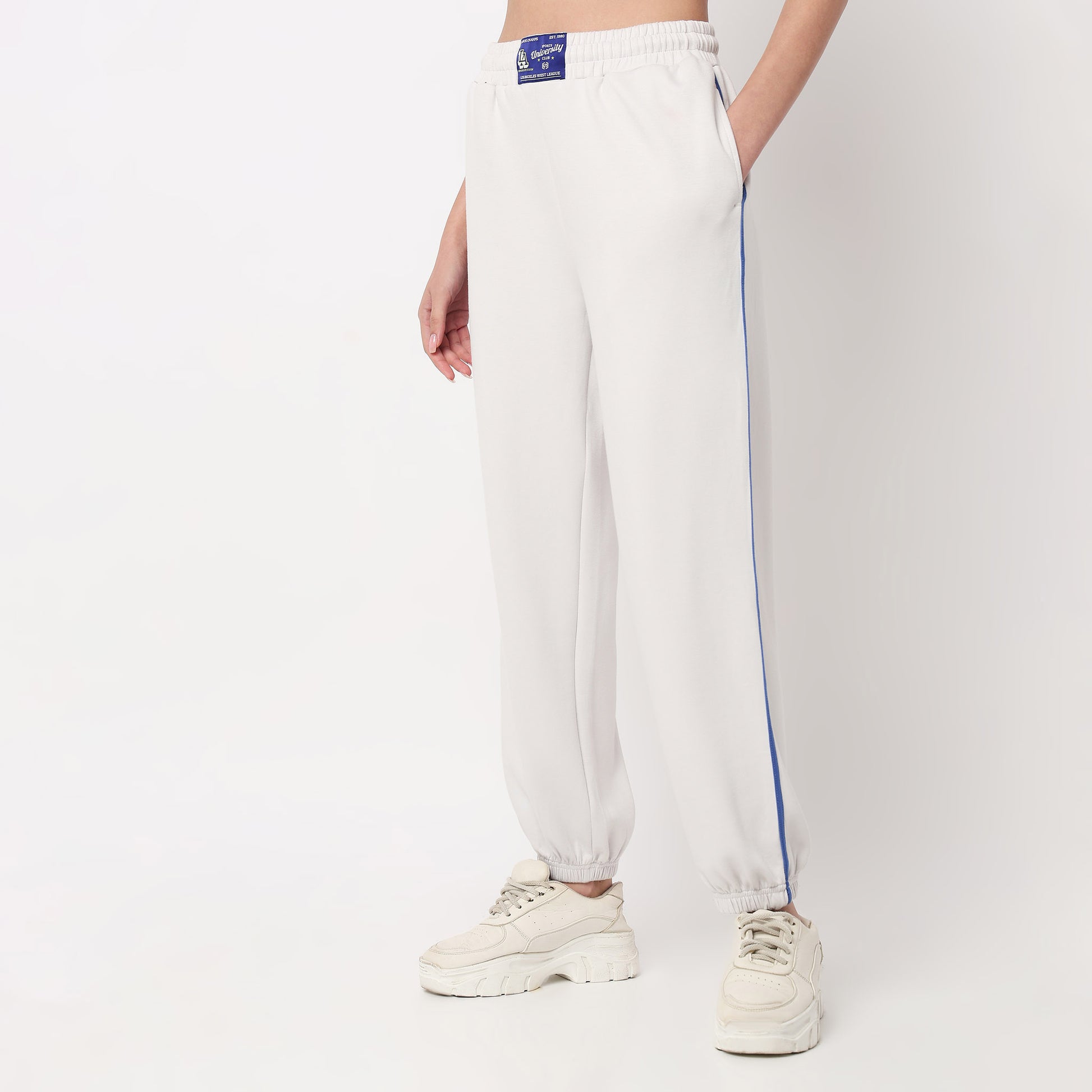 Relaxed Fit High Rise Joggers