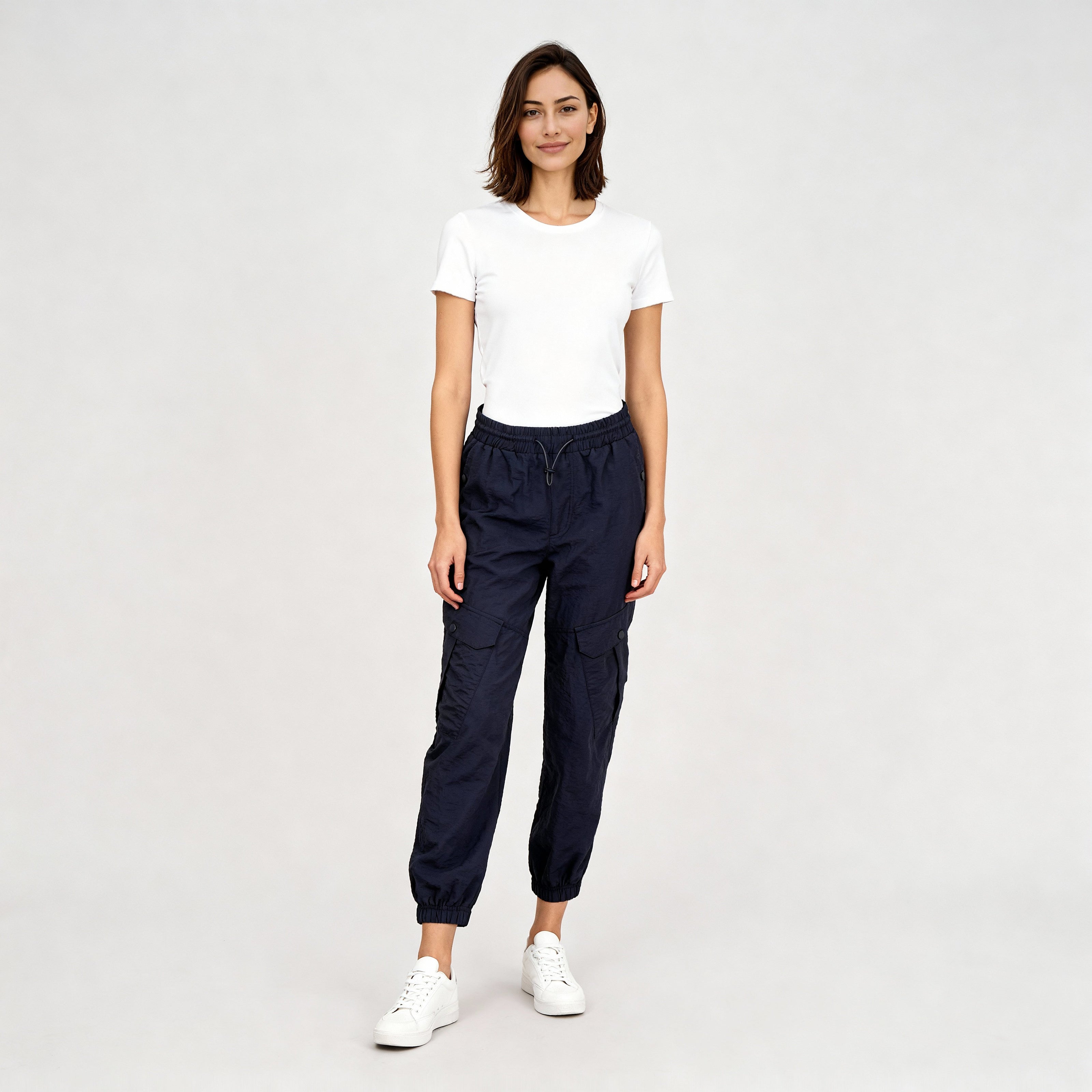 High Rise Tech Jogger With Functional Pockets