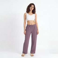 High Rise Solid Trackpants