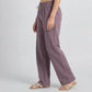 High Rise Solid Trackpants