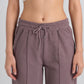 High Rise Solid Trackpants