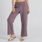 High Rise Solid Trackpants