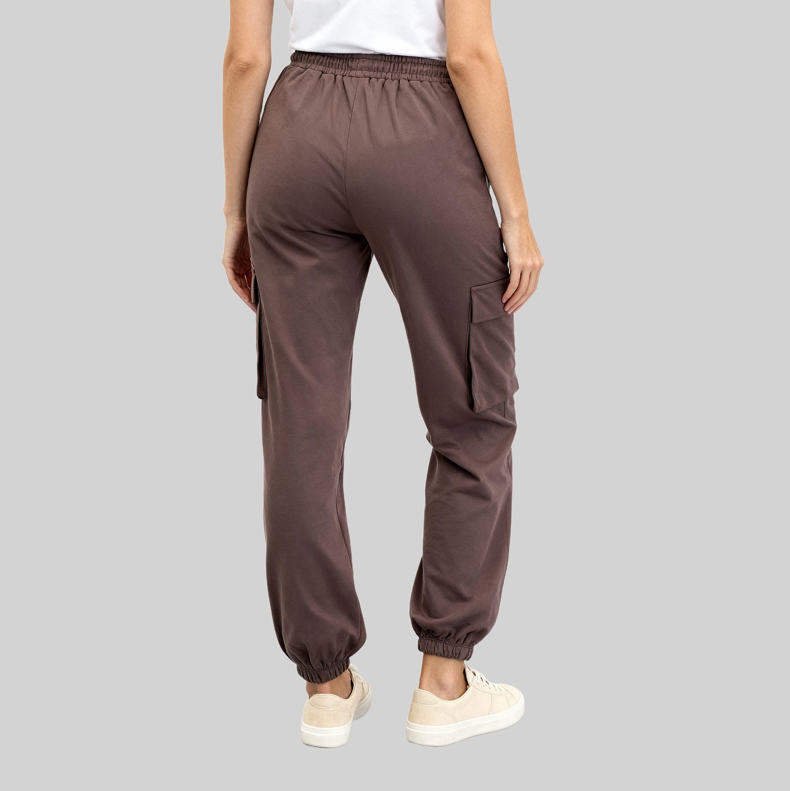 Cotton High Rise Joggers