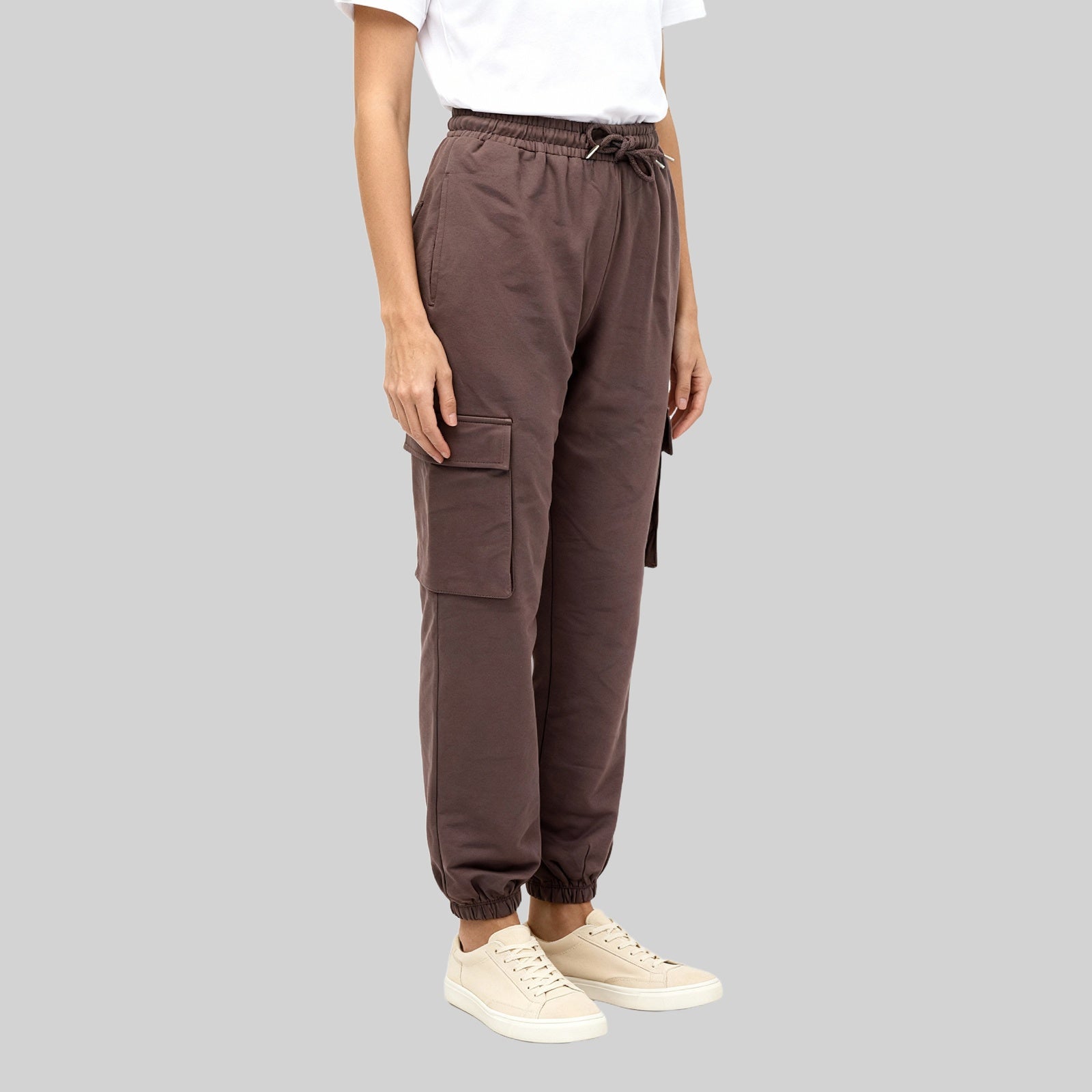 Cotton High Rise Joggers