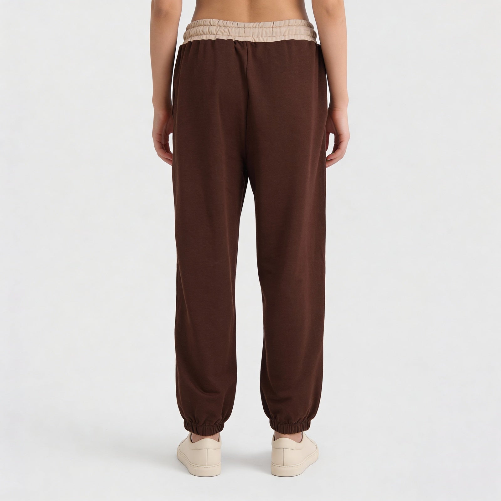 Cotton High Rise Graphic Joggers