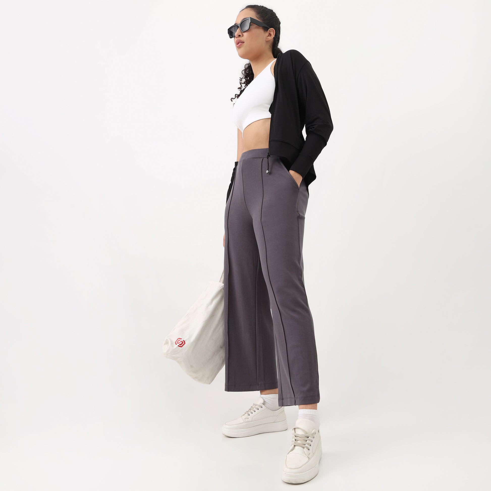 Airdry Relaxed Fit High Rise Trackpants