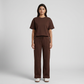 Solid High Rise Trackpants