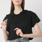 Boxy Fit Solid Cropped T-Shirt
