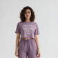 Cotton Graphic Crew Neck Boxy T-Shirt