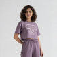 Cotton Graphic Crew Neck Boxy T-Shirt