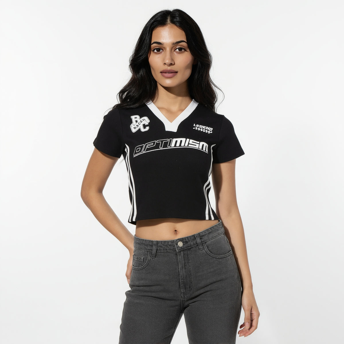 V-Neck Graphic T-Shirt