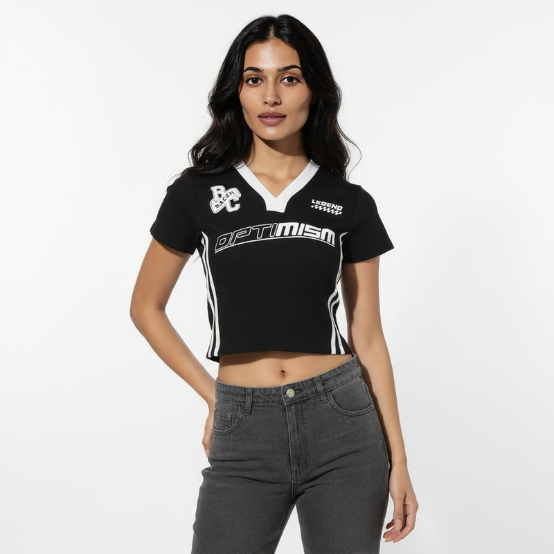 V-Neck Graphic T-Shirt