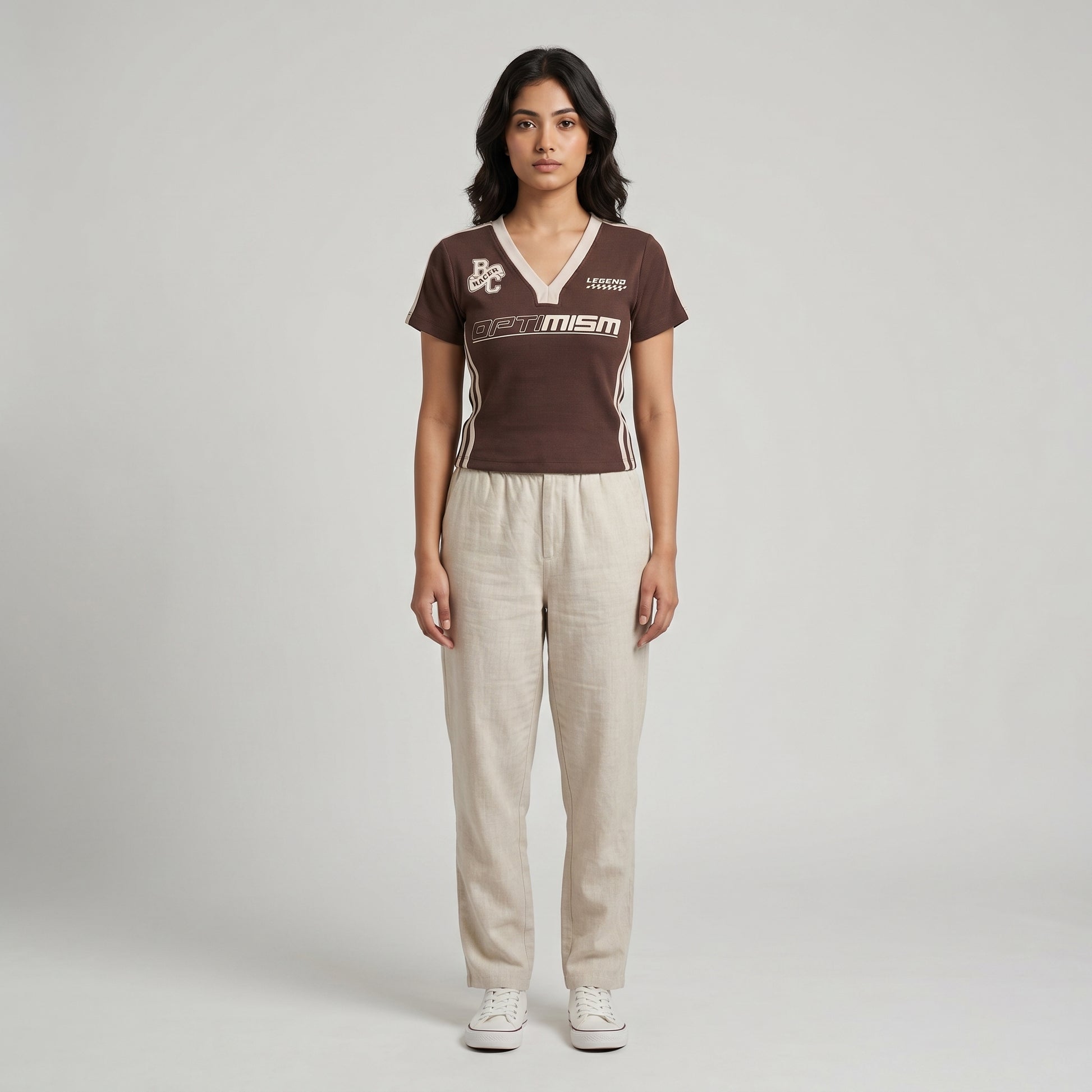V-Neck Graphic T-Shirt