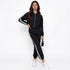 Solid Mock Turtle Neck Jacket