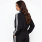 Solid Mock Turtle Neck Jacket