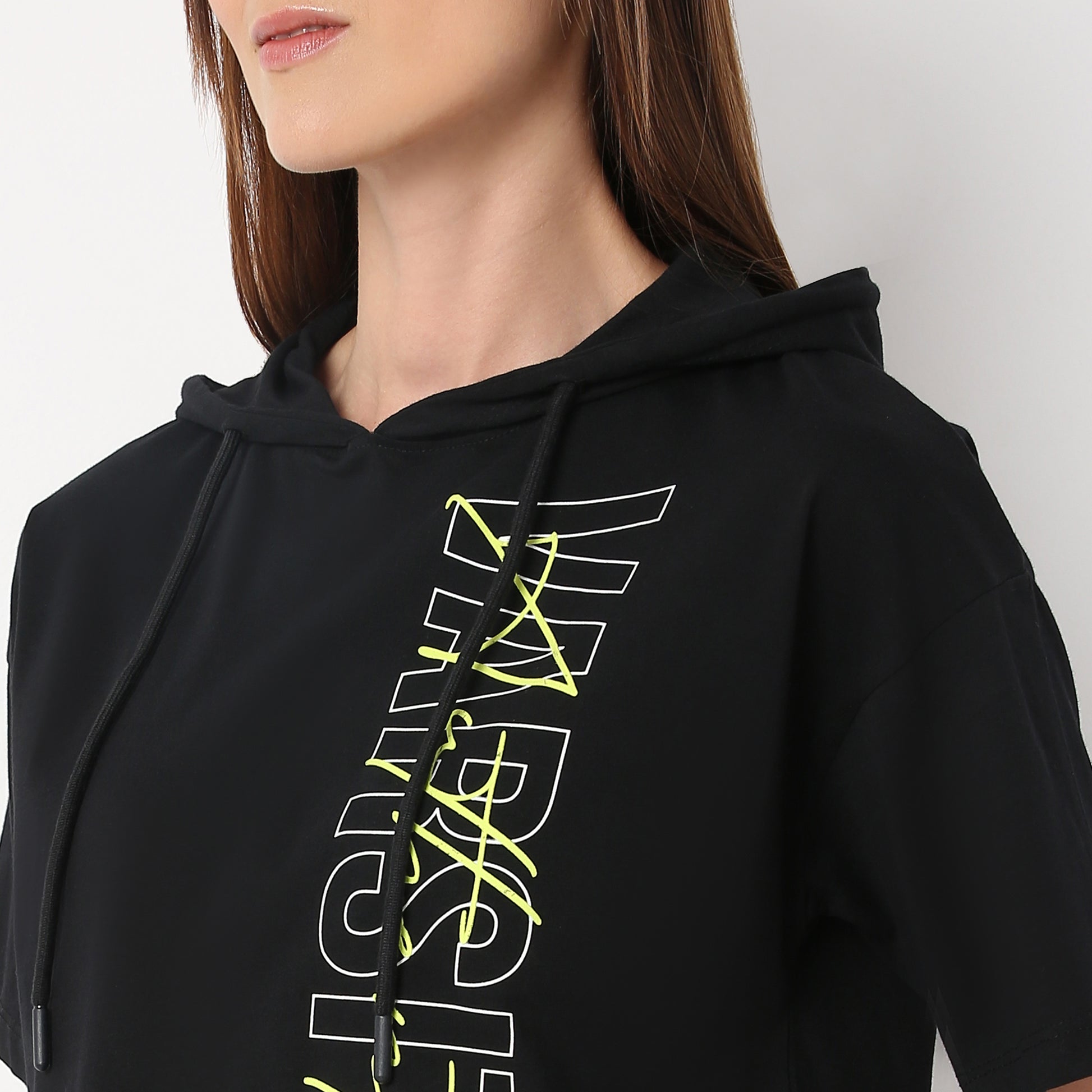 Regular Fit Graphic Hoodie T-Shirt