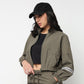 Solid Athleisure Jacket