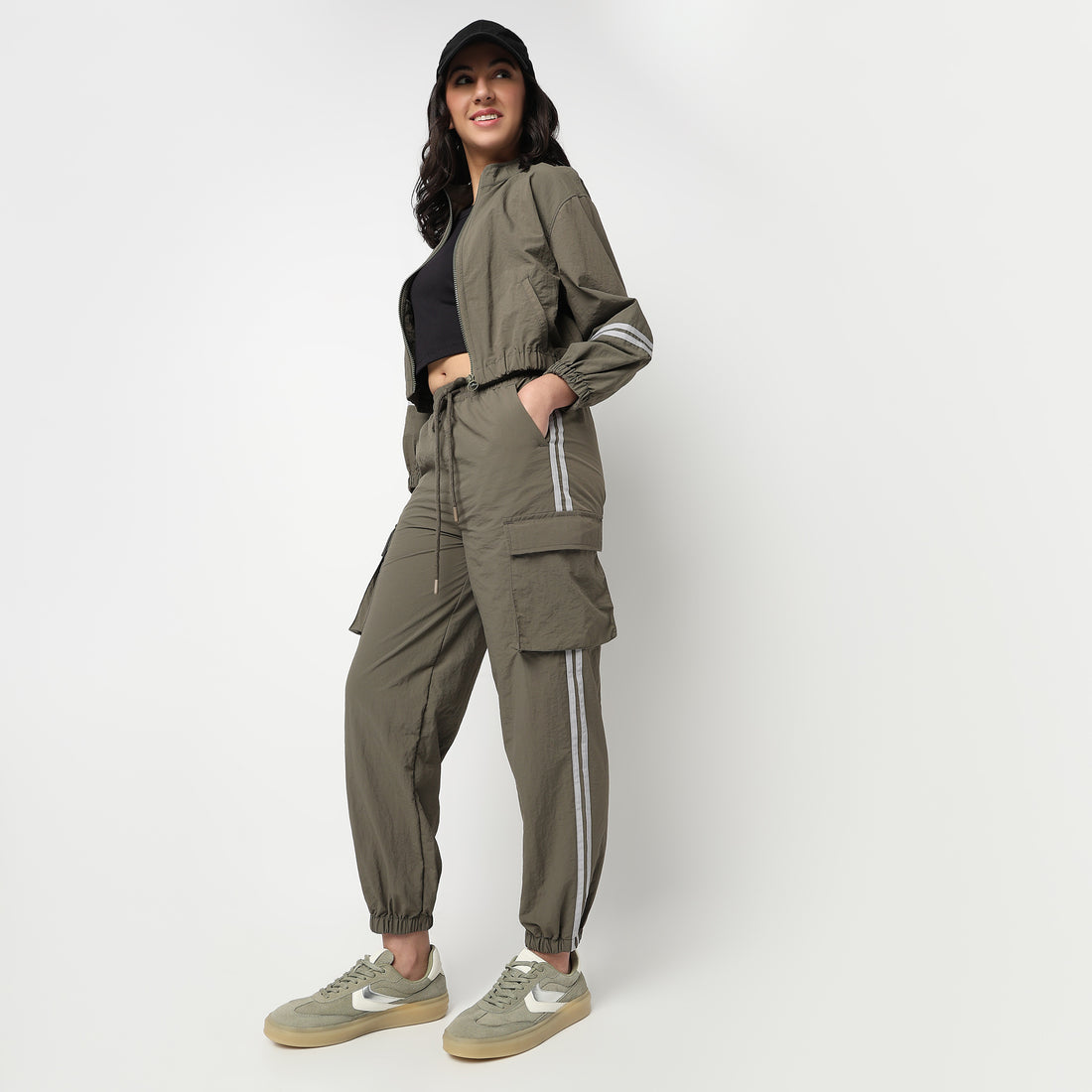 Solid Athleisure Jacket