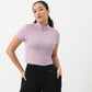 Airdry - High Neck and Zipper Slim Fit T-Shirt