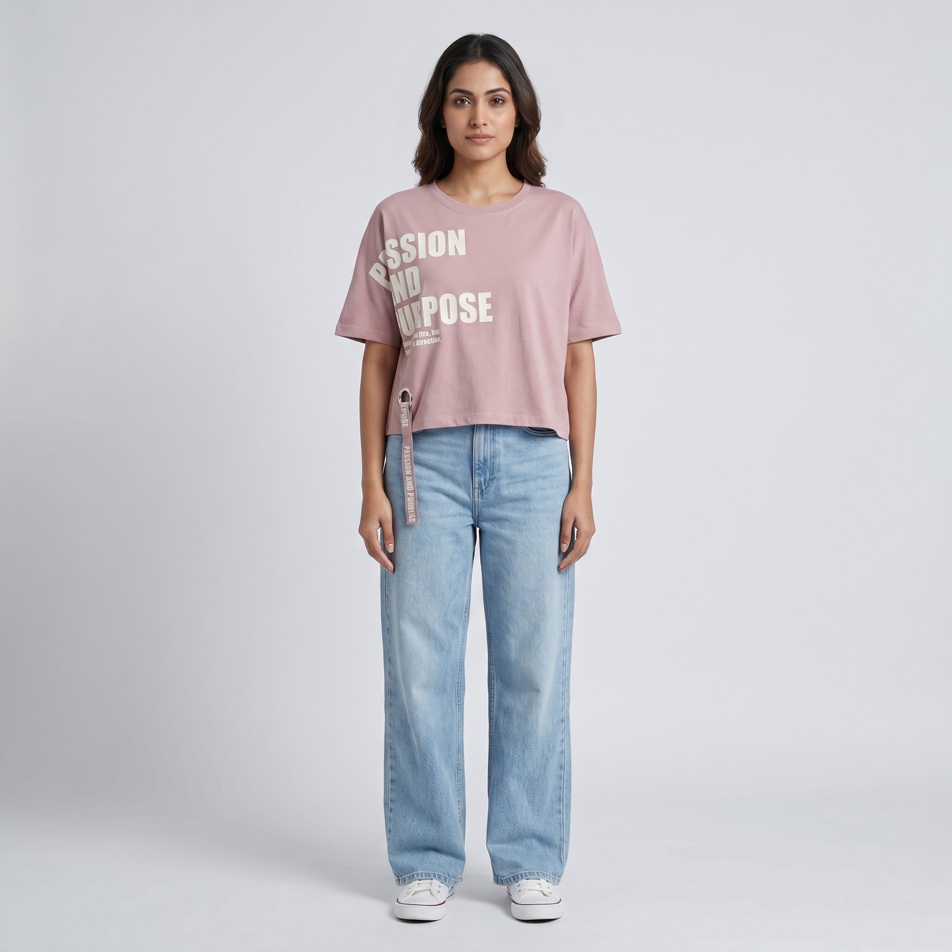 Knitted Graphic T-Shirt