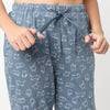 Cotton Printed Lounge Capris