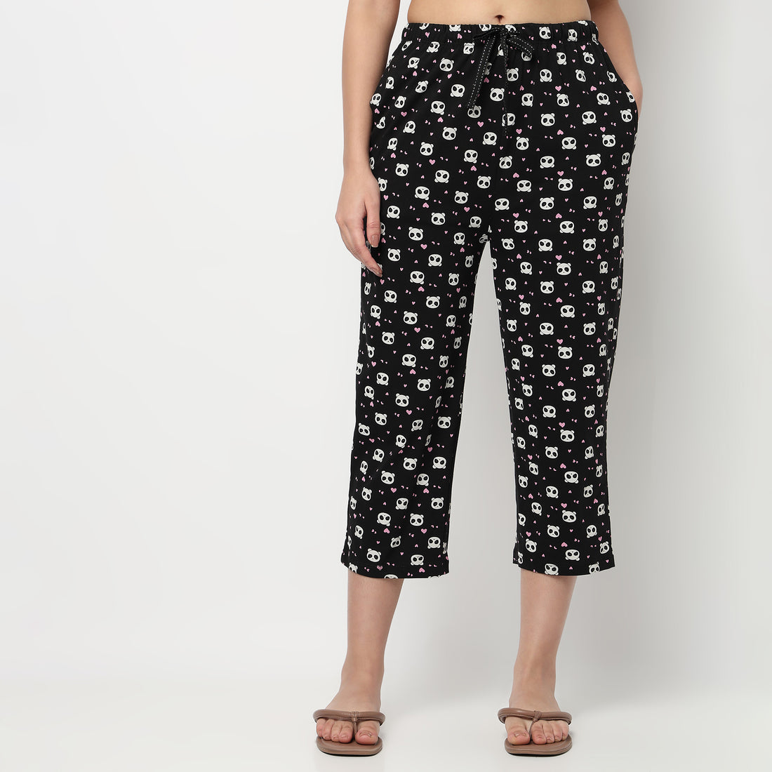 Cotton Printed Core Capri