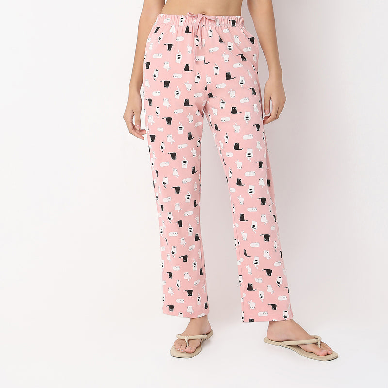 Printed Full Length Lounge Pyjamas