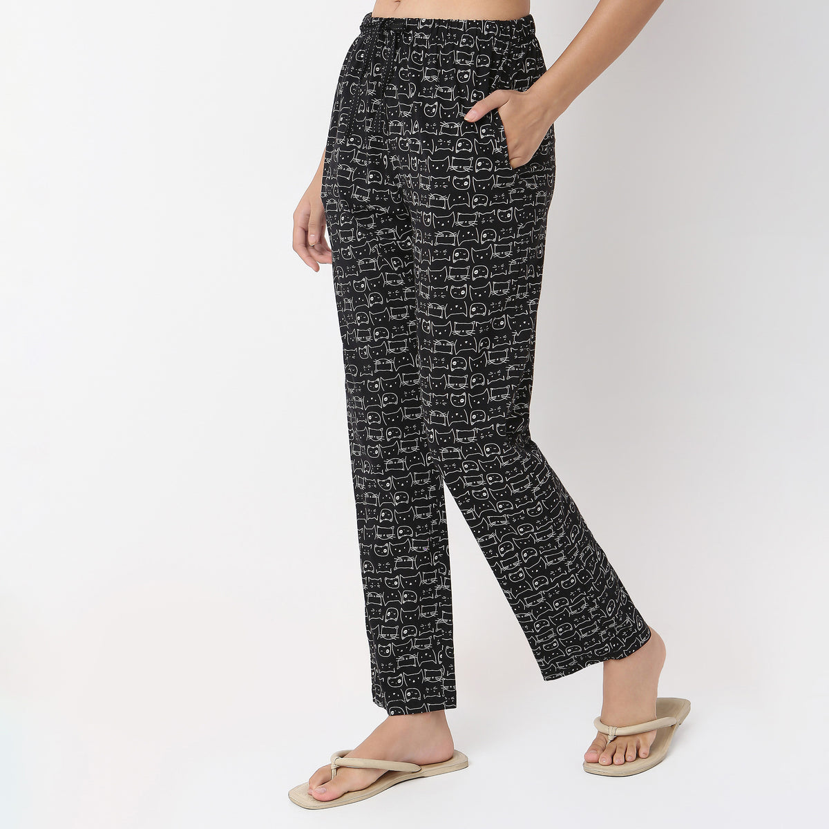 Printed Full Length Lounge Pyjamas