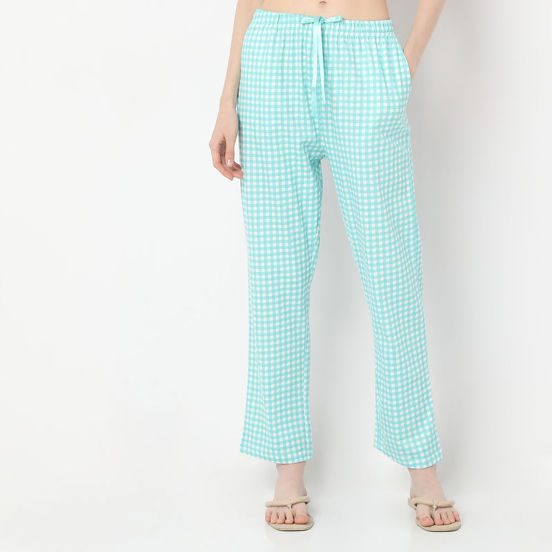 Checkered Ankle Length Core Pyjamas