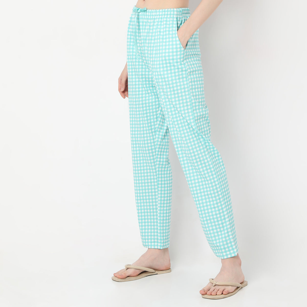 Checkered Ankle Length Core Pyjamas