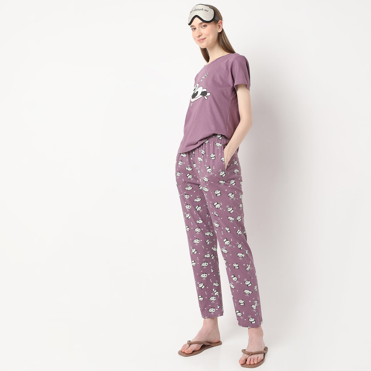 Animal Print Full Length Lounge Pyjamas