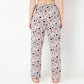 Regular Fit Animal Print Ankle Length Mid Rise Pyjamas