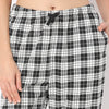 Regular Fit Checkered Ankle Length Mid Rise Pyjamas