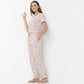 Regular Fit Printed Full Length Mid Rise Pyjamas