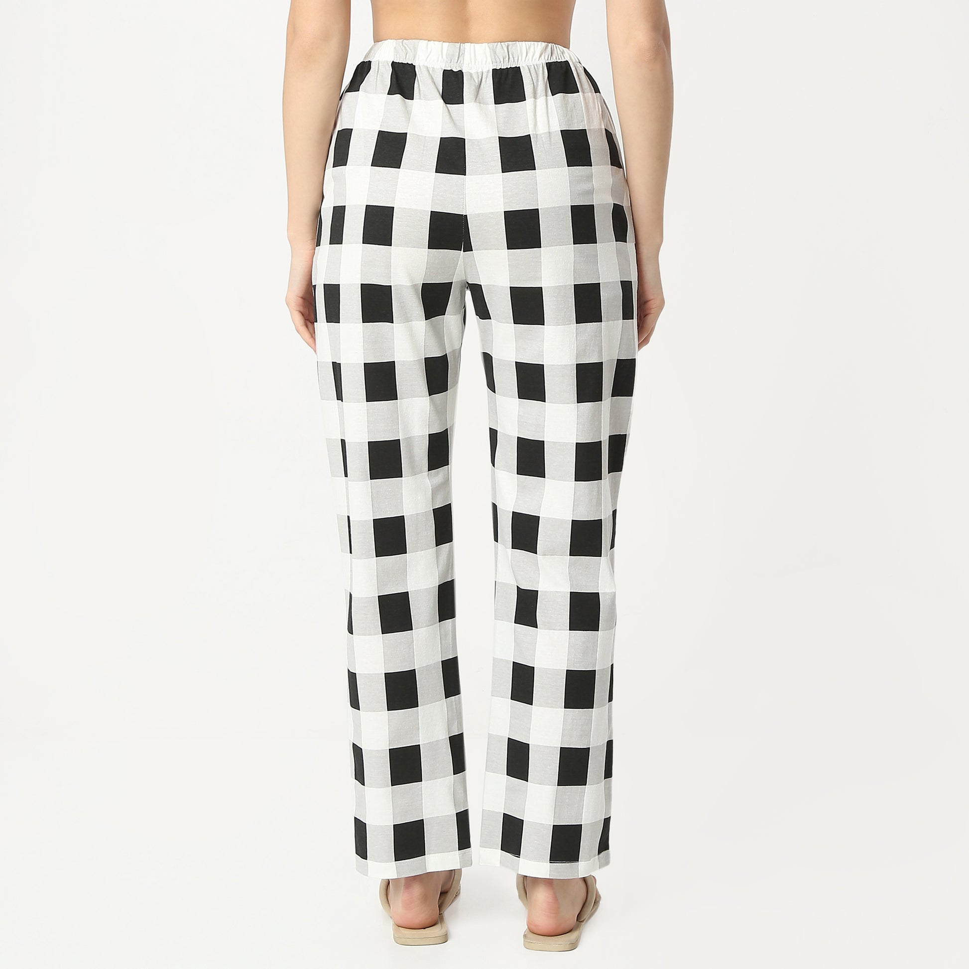 Regular Fit Printed Full Length Mid Rise Pyjamas