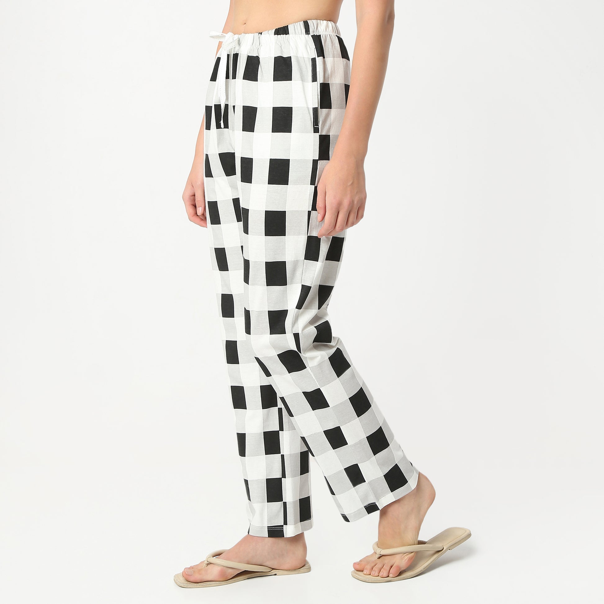 Regular Fit Printed Full Length Mid Rise Pyjamas