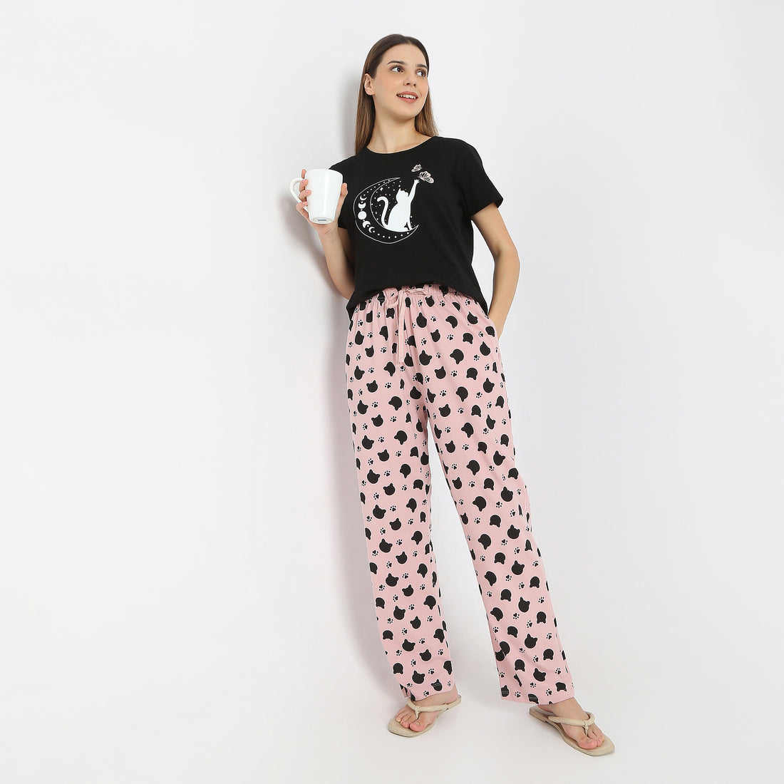 Animal Print Full Length Core Pyjamas