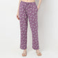 Regular Fit Printed Mid Rise Pyjamas