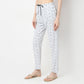 Regular Fit Printed Mid Rise Pyjamas