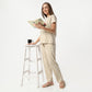 Regular Fit Printed Full Length Mid Rise Pyjamas