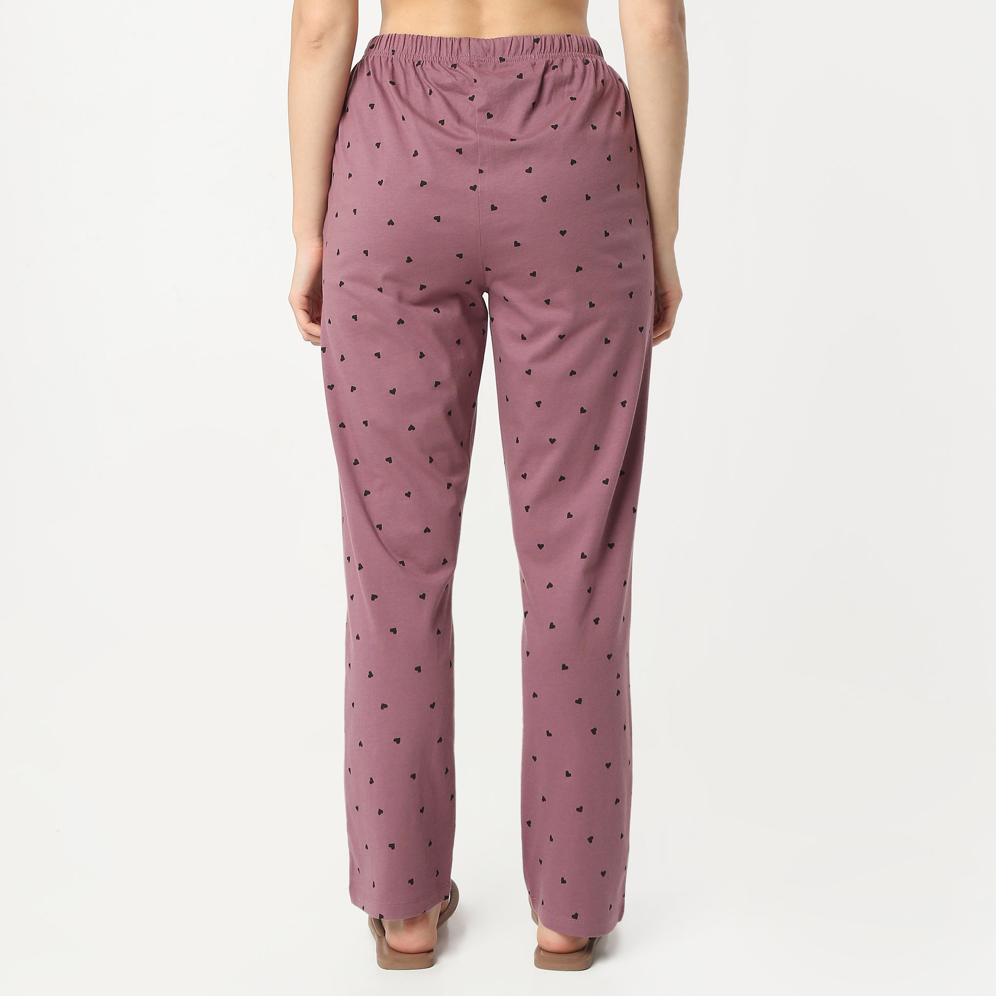 Regular Fit Printed Full Length Mid Rise Pyjamas