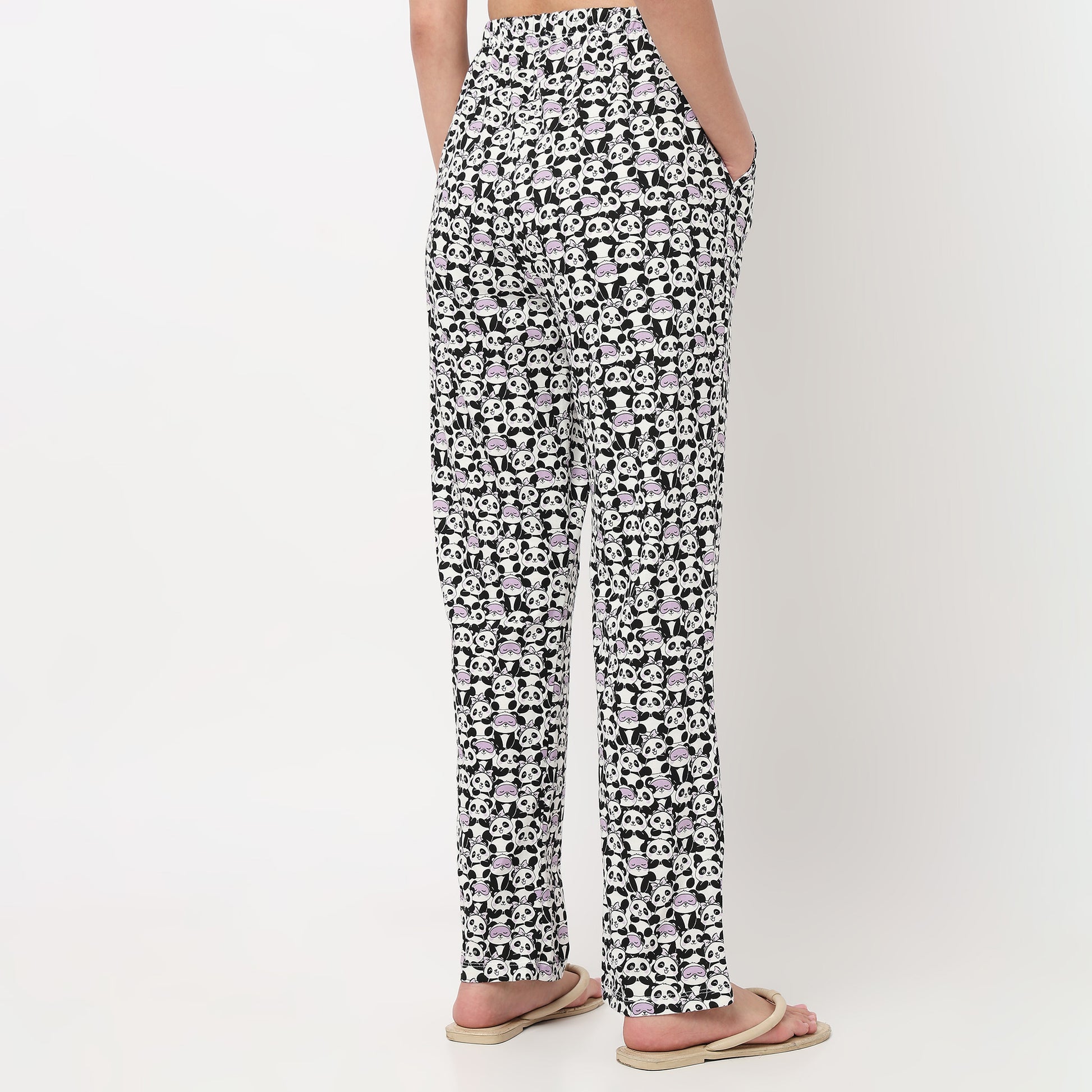 Animal Print Cotton Lounge Pyjamas