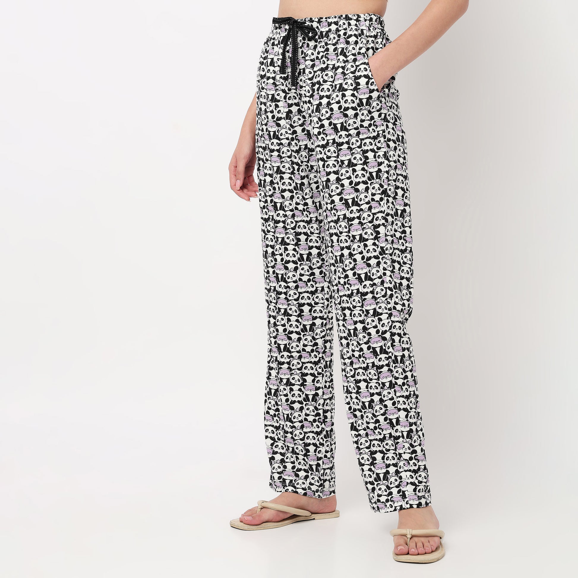 Animal Print Cotton Lounge Pyjamas