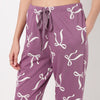 Bow Print Cotton Lounge Pyjamas