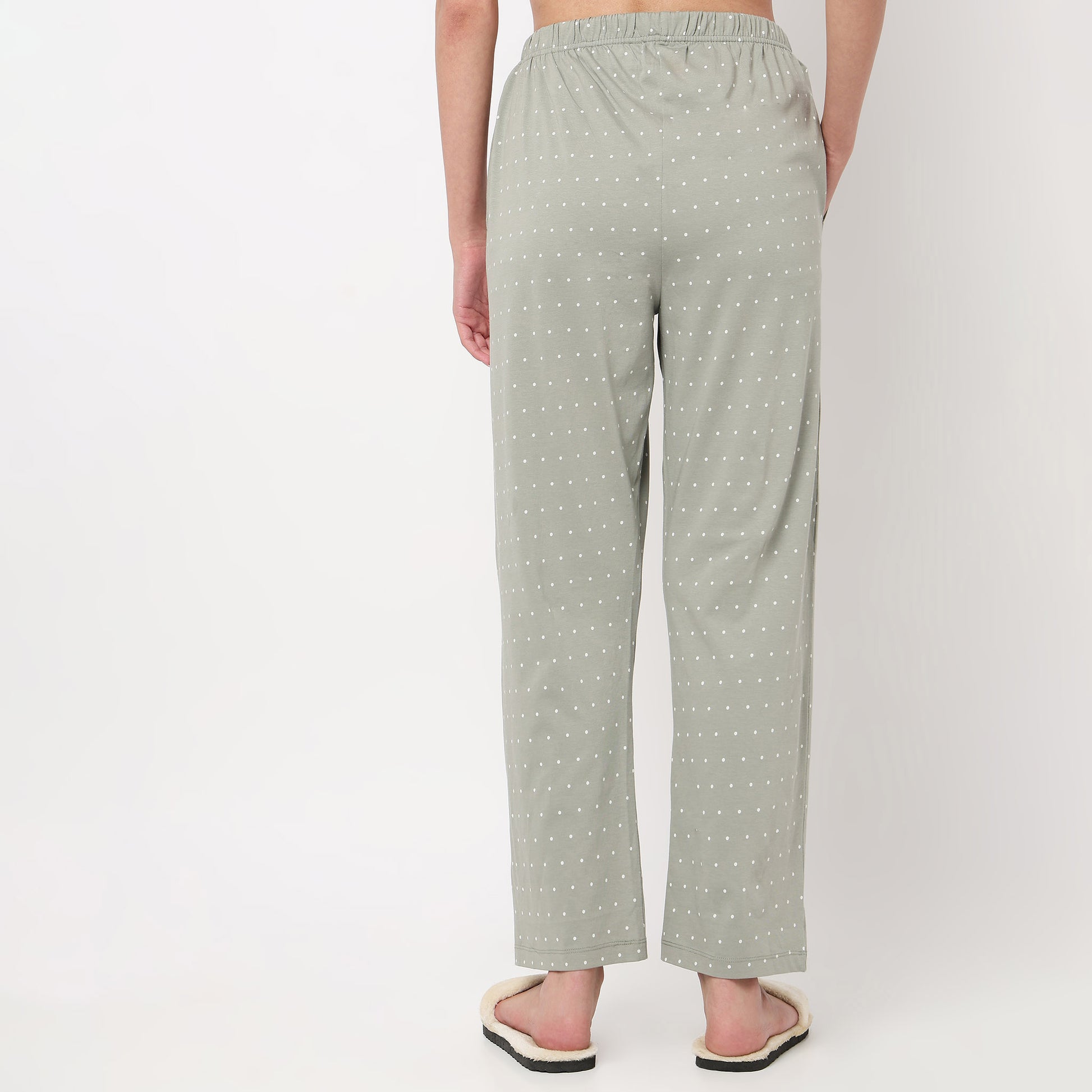  Polka Dot Cotton Lounge Pyjamas